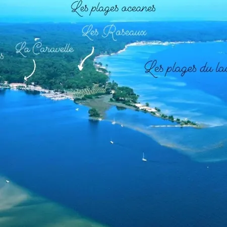 Studio Mansarde Climatise Les Roseaux Bord De Lac Biscarrosse Exterior photo